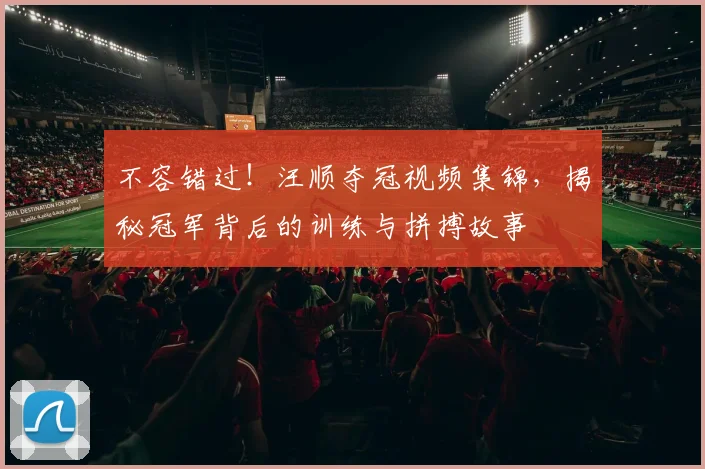 不容错过！汪顺夺冠视频集锦，揭秘冠军背后的训练与拼搏故事