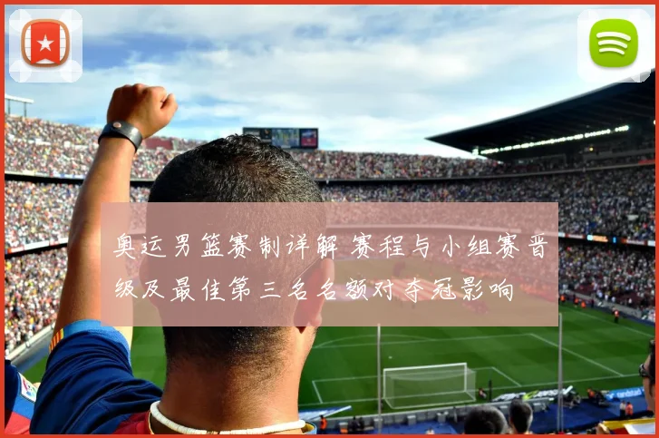 奥运男篮赛制详解 赛程与小组赛晋级及最佳第三名名额对夺冠影响